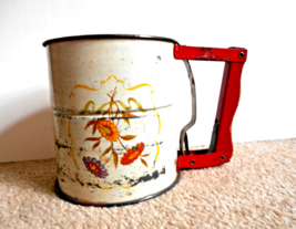 Vintage Androck Handi-i-Sift 3-Blade Painted Flour Sifter w/Squeeze  Handle - $12.86