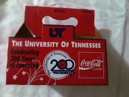 Coca -Cola Classic Celebrating 200 Yrs of Learning 1794-1994  Carrier Used - $1.73