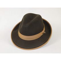 Men's Broner Wool Hat Classic Soft Fedora Swanky 73-142 Brown image 2