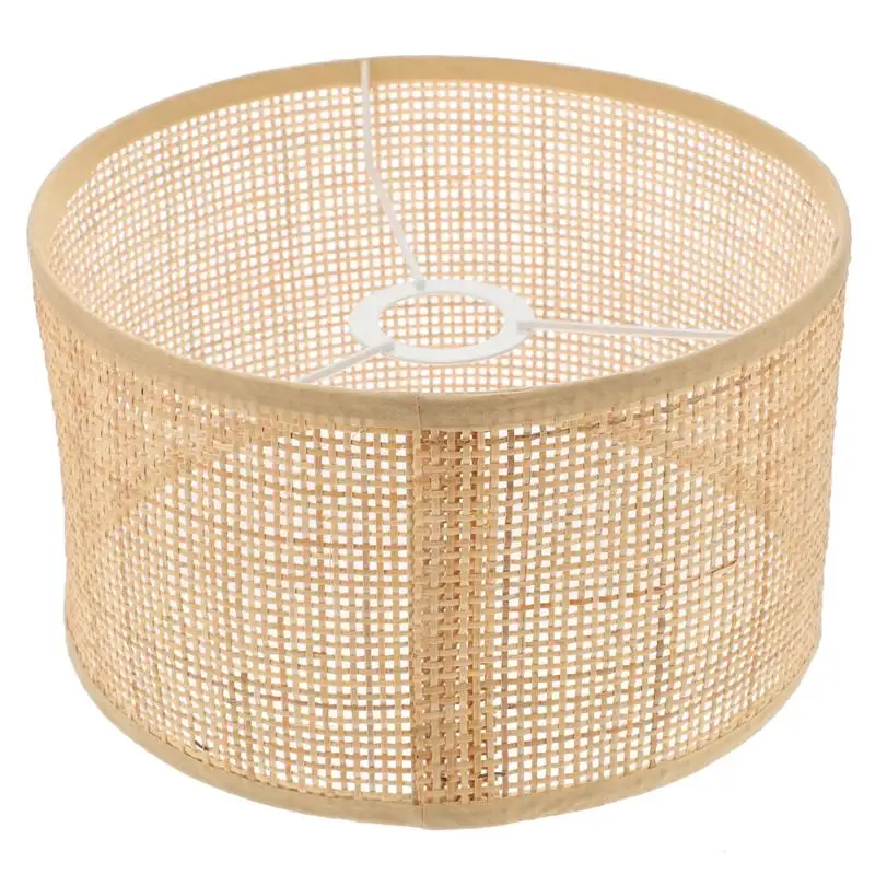 Ade shades light cover woven chandelier table rattan cloth clip drum ceiling lamps hand thumb200
