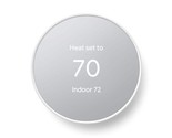 Google Nest Thermostat for Home Smart Programmable Wi-Fi Snow G4CVZ - $55.43
