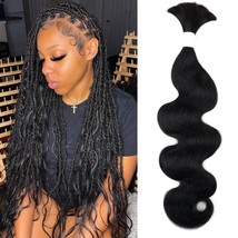 Human Braiding Hair 100G One Bundle/Pack 18 Inch Natural Black Body Wave... - $51.95