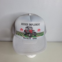Farming Hat Snapback Trucker Hat Reiser Implement Iowa Mesh Back Snapbac... - £8.60 GBP