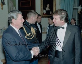 Ronald Reagan Donald Trump Signed Photo 8X10 Rp Reprint Picture President - £15.70 GBP