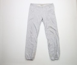 Vtg 80s Streetwear Mens Large Distressed Blank Triblend Sweatpants Joggers USA - $49.45