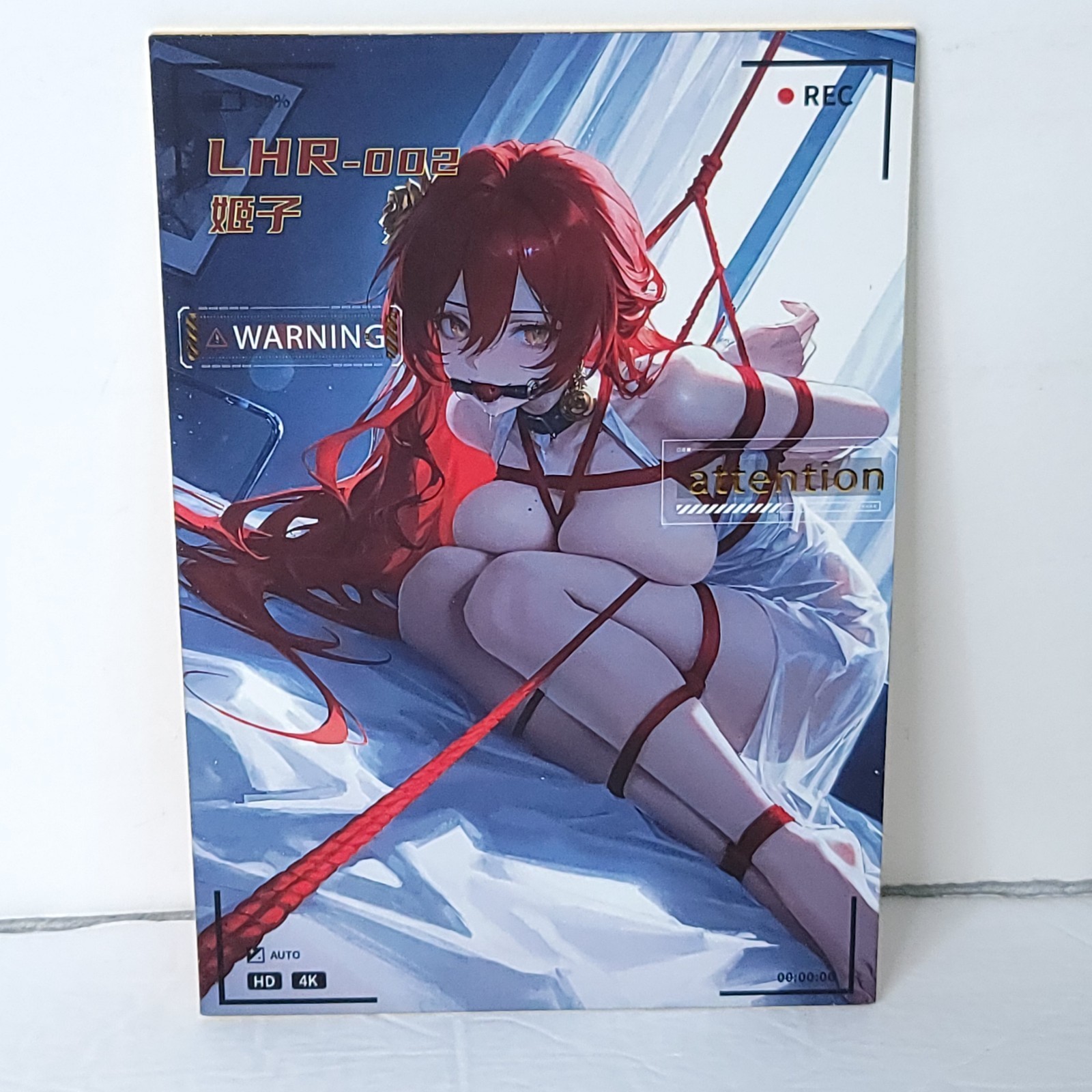 Himeko Waifu Card Ribbon Tied Anime Girl Wall Art Oversized Board A5 - $22.76