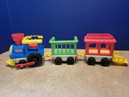 FISHER PRICE Little People Chunky Circus Zoo Train 3 PC Set 1991 See Pictures  - £15.64 GBP
