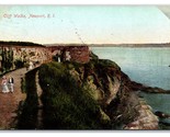 Cliff Walks NEWPORT Rhode Island Ri 1909 DB Cartolina S9 - £4.06 GBP