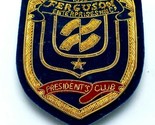 Vintage 1953 Fergason Enterprises Inc President&#39;s Club Gold Embroidered ... - $73.21