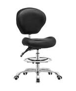 Ergonomic Adjustable Drafting Chair With Backrest Footrest High-Density ... - $265.99