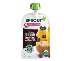 Sprout Stage 2 Oatmeal Blueberry Banana 3.5oz - £11.05 GBP