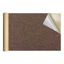 Linen Fabric Patches Tape Self Adhesive 17.7X78.7 Inch, Durable Fabric Couch Rep - £17.54 GBP
