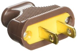 Pass &amp; Seymour 48643BPCC10 Thermoplastic Flat Plug, 125V, 15-Amp, Brown - $23.91 CAD