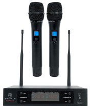 Rockville Dual UHF 15-Ch Metal Handheld Wireless Vocal Karaoke Microphon... - $201.58