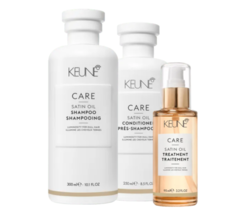 Keune Satin Oil Deal  (Shampoo, Conditioner, Treatment) - £41.48 GBP