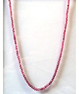 Tourmaline Beads , Loose Rubelite Beads , 56.43 Cttw ,Rubelite Tourmalin... - $150.44 CAD