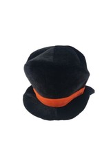 2005 Happy Halloween Costume Black Orange Chrisha Playful Plush Hat Top Hat - £23.29 GBP