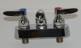 T&S B1115LN Workboard Faucet Wall Mount 4 Inch Centers Wall Mount Less Nozzle image 3