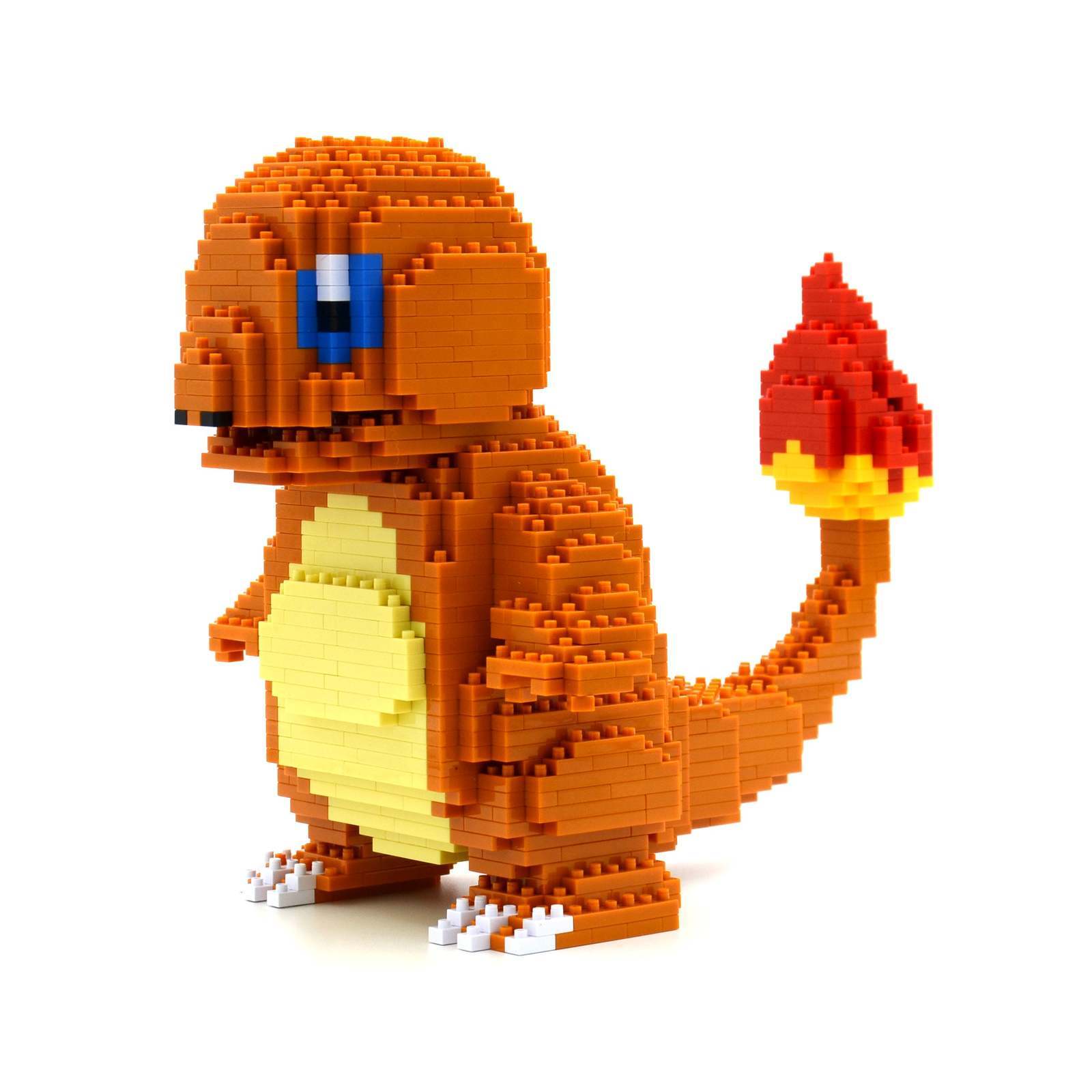Charmander (Pokemon) Brick Sculpture (JEKCA Lego Brick) DIY Kit