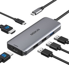 Docking Station Usb C To Dual Hdmi Adapter, Mo Ki N Usb C Hub Dual Hdmi Monitors F - £36.77 GBP