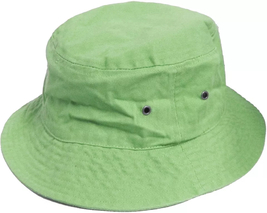 1 pcs Lime Green Hat Boonie Visor Hunting Fishing Summer Unisex 100% Cotton L/XL - £15.13 GBP