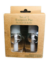 Bee &amp; Willow Evergreen Pine Scented Oil Refills 2ea .7 US fl oz/ 22 ml blt ea.- - £14.63 GBP