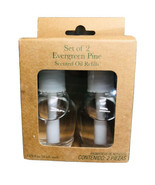 Bee &amp; Willow Evergreen Pine Scented Oil Refills 2ea .7 US fl oz/ 22 ml b... - £13.97 GBP