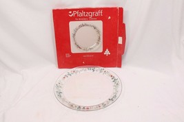 Pfaltzgraff Winterberry Platter 13&quot;  Christmas Glass Xmas - $10.77