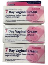 3 PC  7 Day  Vaginal Cream 45g - 4 Pack =12 - $14.73