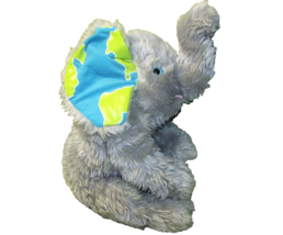 23&quot; Girl Scouts Elephant Little Brownie Plush Stuffed Animal Gray Blue Green Toy - £8.63 GBP