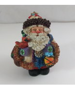 1995 Possible Dreams Crinkle Claus Austrian Santa 4&quot; Resin Figurine - $184.53 MXN
