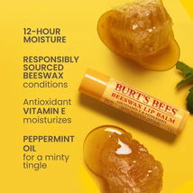 Burt's Bees Beeswax Lip Balm 4ct image 2