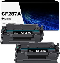 87A Black Toner Cartridge (2 Pack) | Cf287A | 9,000 Page Yield | Compatible With - £106.84 GBP