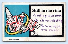Clown Still In the Ring Gold Ring Comic 1906 UDB Postcard H16 - £5.48 GBP