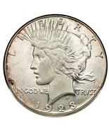 1923-S Silver Peace Dollar $1 (Choice BU Condition) Full Mint Luster! - $1,527.90 MXN