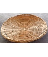 Very Nice Older Vintage Wicker Woven Plate - GDC - GREAT VINTAGE PICNIC ... - $10.77 CAD
