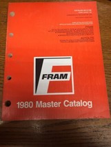 Vintage 1980 Fram Master Catalog Filters - £18.90 GBP