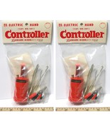 2pc 12 volt TRADESHIP 1/24 1/32 Slot Car STANDARD CONTROLLER Wh +Alligat... - $179.45 MXN