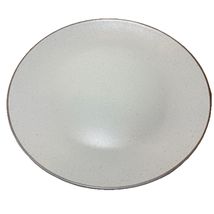 NEW Mason Neirve Ceramic Large Cream Plate With Gold Rim—SHIPS IN 24 HRS! - $33.54
