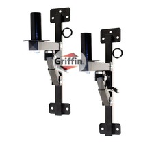 PA Speakers Wall Mount Brackets By GRIFFIN - Set Of 2 All Steel Pro-Audi... - £41.52 GBP