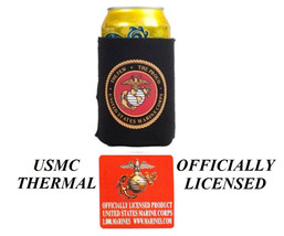 Usmc Seal Us Marine Corps Can Bottle Koozie Cooler Coozie Wrap Thermal Jacket B - £6.40 GBP