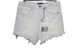 Kendall + Kylie Denim Jean Shorts Size 7/28 The Icon Distressed Stretch NEW - £17.57 GBP