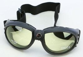 Emgo Adult Biker Bandito Goggles Amber Lens - $10.95