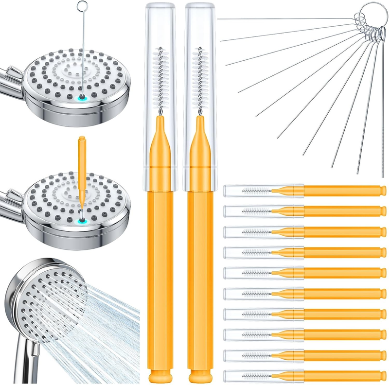 Multiplesize Shower Head Cleaner Tool, Shower Head Cleaning Brushes Small Hole,  Item image 12