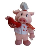 Valentine&#39;s Chef Pig Animated/Sings Don&#39;t Go Bacon My Heart Gemmy Indust... - £11.71 GBP