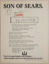 1966 Print Ad Allstate Insurance Son of Sears You&#39;re in Good Hands - $17.65