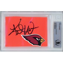 Kurt Warner Auto Arizona Cardinals Signed Football Pylon Beckett Autograph Slab - £98.76 GBP