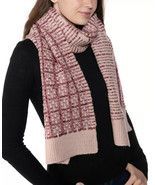 Womens Muffler Scarf Tweed Knit Wine Color INC $44 - NWT - £4.32 GBP