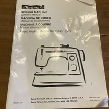 Kenmore 385 385.15243 Sewing Machine Replacement OEM Instruction Manual - £11.96 GBP