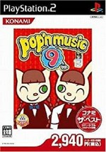 PS2 Pop&#39;n Music 9 Konami the Best PlayStation2 From Japan Japanese Game - £19.93 GBP